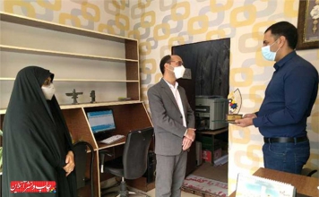 دیدار معاون امور فرهنگی خراسان جنوبی از چاپخانه ها معاون امور فرهنگی