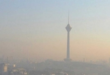 طوفان گرد و خاک آلودگی هوا هوای تهران شاخص آلودگی هوای تهران
