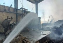 آتشسوزی در کارخانه بازیافت و مقوای زواره اردستان کارخانه بازیافت و مقوای زواره اردستان