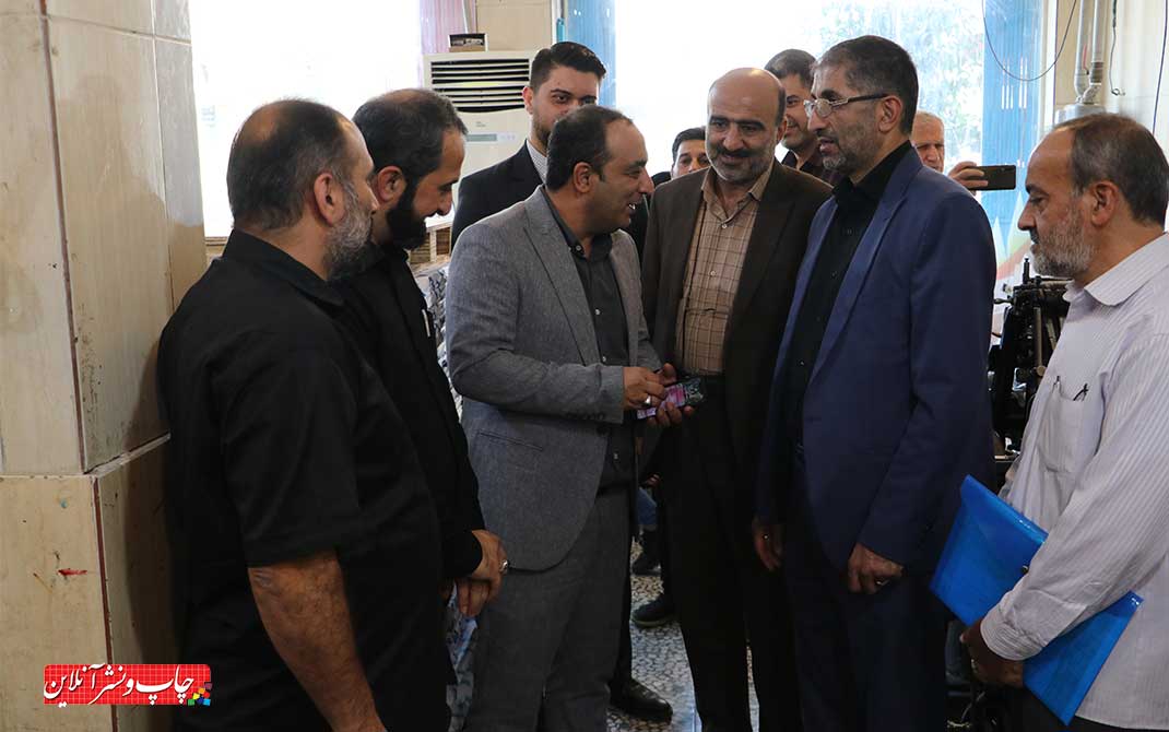 بازدید مدیرکل فرهنگ و ارشاد اسلامی مازندران از چاپخانه های استان بازدید مدیرکل فرهنگ و ارشاد اسلامی مازندران