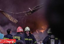آتش سوزی در انبار کارتن