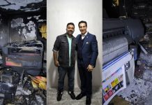 رئیس اتحادیه چاپخانهداران از کارگاه تابلوسازی آسیبدیده بازدید کرد اتحادیه چاپخانهداران