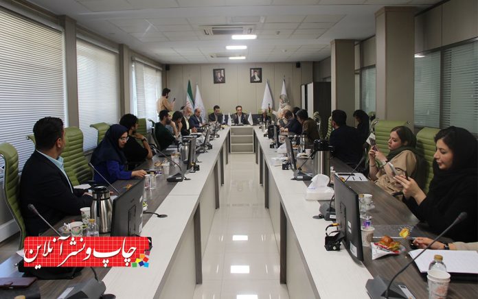 نشست خبری اتحادیه صنف چاپخانه داران و صحاف  تهران